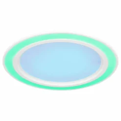 Luminaires Globo Lighting Plafonnier Globo DAHLA LED Blanc, 1 lumière, Changeur de couleurs