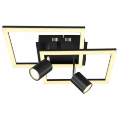 Luminaires Globo Lighting Plafonnier Globo DANNY LED Noir, Blanc, 3 lumières* Éclairage Led