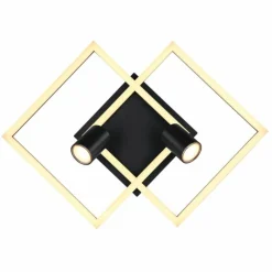 Luminaires Globo Lighting Plafonnier Globo DANNY LED Noir, Blanc, 3 lumières* Éclairage Led