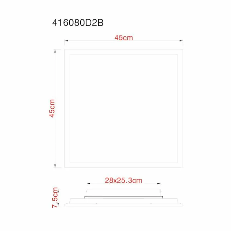 Luminaires Globo Lighting Plafonnier Globo DORO LED Blanc, 1 lumière* Éclairage Led