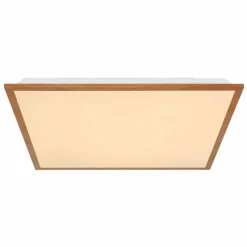 Lampes En Bois-Luminaires Globo Lighting Plafonnier Globo DORO LED Bois clair, 1 lumière