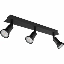 Luminaires Globo Lighting Plafonnier Globo DREW Noir, 3 lumières* Spots Et Projecteurs