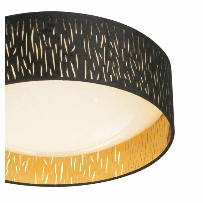 Lampes En Tissu-Luminaires Globo Lighting Plafonnier Globo DRUM LED Blanc, 1 lumière