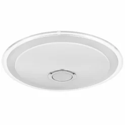 Luminaires Globo Lighting Plafonnier Globo DUNNY LED Blanc, 1 lumière, Télécommandes, Changeur de couleurs