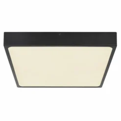 Luminaires Globo Lighting Plafonnier Globo ECHO LED Noir, 1 lumière* Éclairage Led