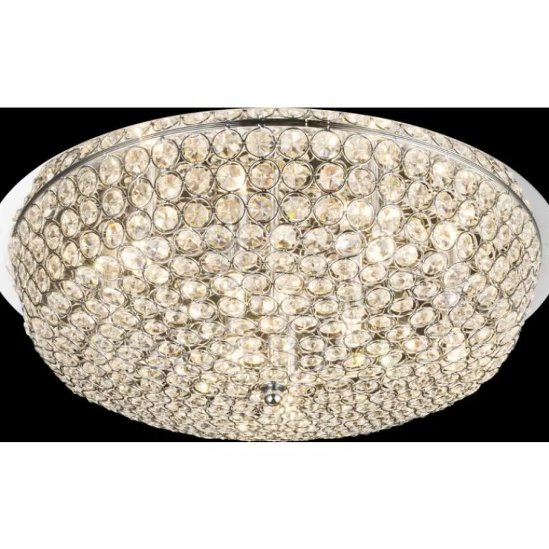 Luminaires Globo Lighting Plafonnier Globo EMILIA LED Chrome, 8 lumières