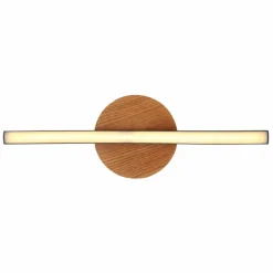 Lampes En Bois-Luminaires Globo Lighting Plafonnier Globo EVITA LED Couleur bois, Noir, 1 lumière