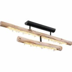 Luminaires Globo Lighting Plafonnier Globo FELICITAS LED Noir, 1 lumière