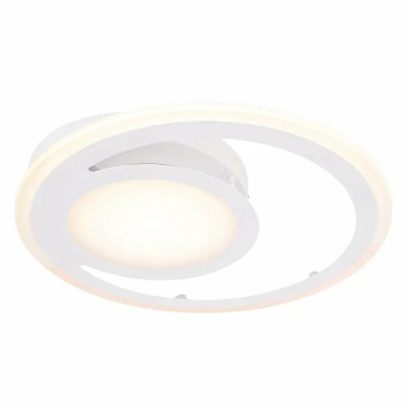 Luminaires Globo Lighting Plafonnier Globo FENNA LED Blanc, 1 lumière* Éclairage Led