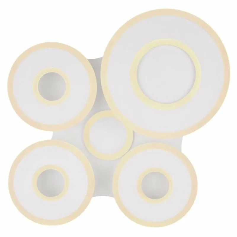 Luminaires Globo Lighting Plafonnier Globo FLAVETTO LED Blanc, 1 lumière, Télécommandes