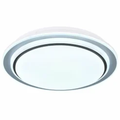 Luminaires Globo Lighting Plafonnier Globo FOPPA LED Blanc, 2 lumières, Télécommandes, Changeur de couleurs