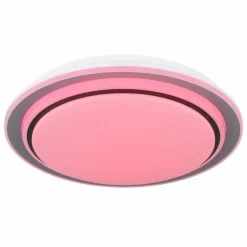 Luminaires Globo Lighting Plafonnier Globo FOPPA LED Blanc, 2 lumières, Télécommandes, Changeur de couleurs