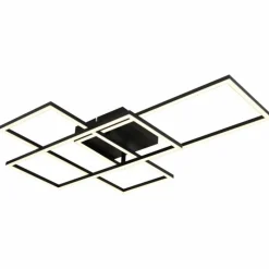 Luminaires Globo Lighting Plafonnier Globo GABRIEL LED Noir, 1 lumière