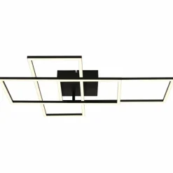 Luminaires Globo Lighting Plafonnier Globo GABRIEL LED Noir, 1 lumière