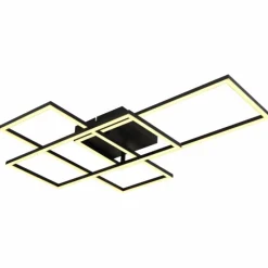 Luminaires Globo Lighting Plafonnier Globo GABRIEL LED Noir, 1 lumière