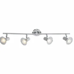 Lampe Turque-Luminaires Globo Lighting Plafonnier Globo GEM LED Blanc, 4 lumières