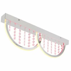 Luminaires Globo Lighting Plafonnier Globo GERT LED Blanc, 1 lumière, Changeur de couleurs