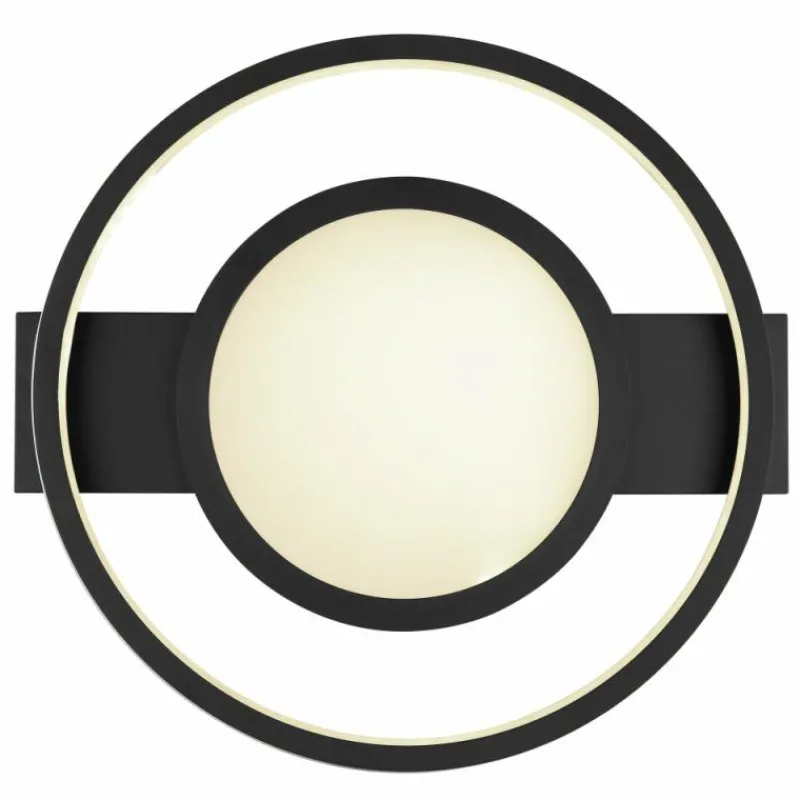 Luminaires Globo Lighting Plafonnier Globo GISELL LED Noir, 1 lumière, Télécommandes, Changeur de couleurs* Éclairage Led