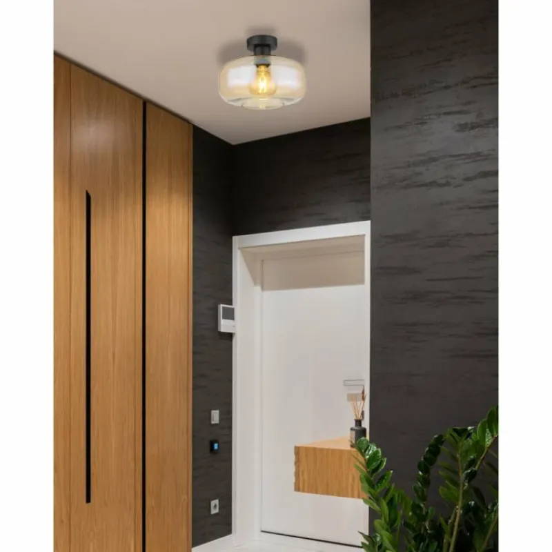 Luminaires Globo Lighting Plafonnier Globo GIUSEPPE Noir, 1 lumière