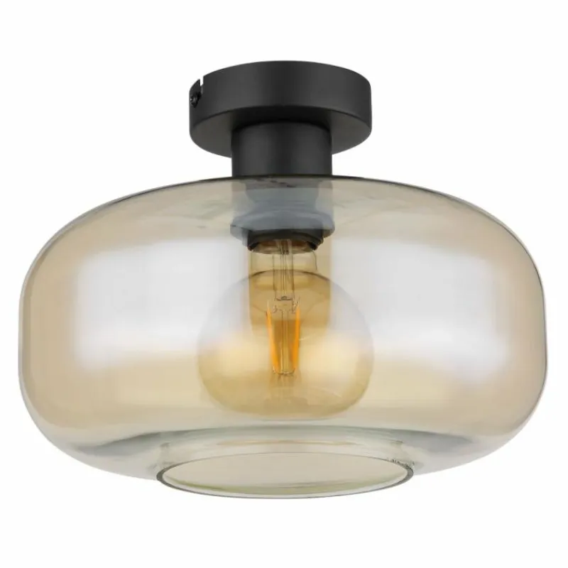 Luminaires Globo Lighting Plafonnier Globo GIUSEPPE Noir, 1 lumière