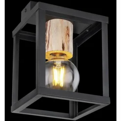 Luminaires Globo Lighting Plafonnier Globo HAGAR Noir, 1 lumière* Plafonniers