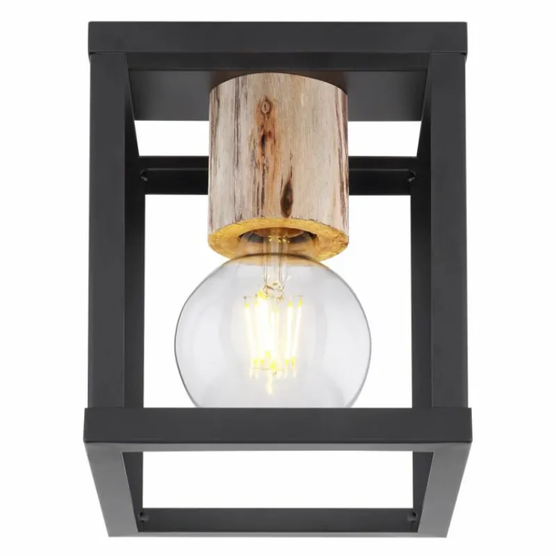 Luminaires Globo Lighting Plafonnier Globo HAGAR Noir, 1 lumière* Plafonniers