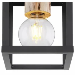 Luminaires Globo Lighting Plafonnier Globo HAGAR Noir, 1 lumière* Plafonniers