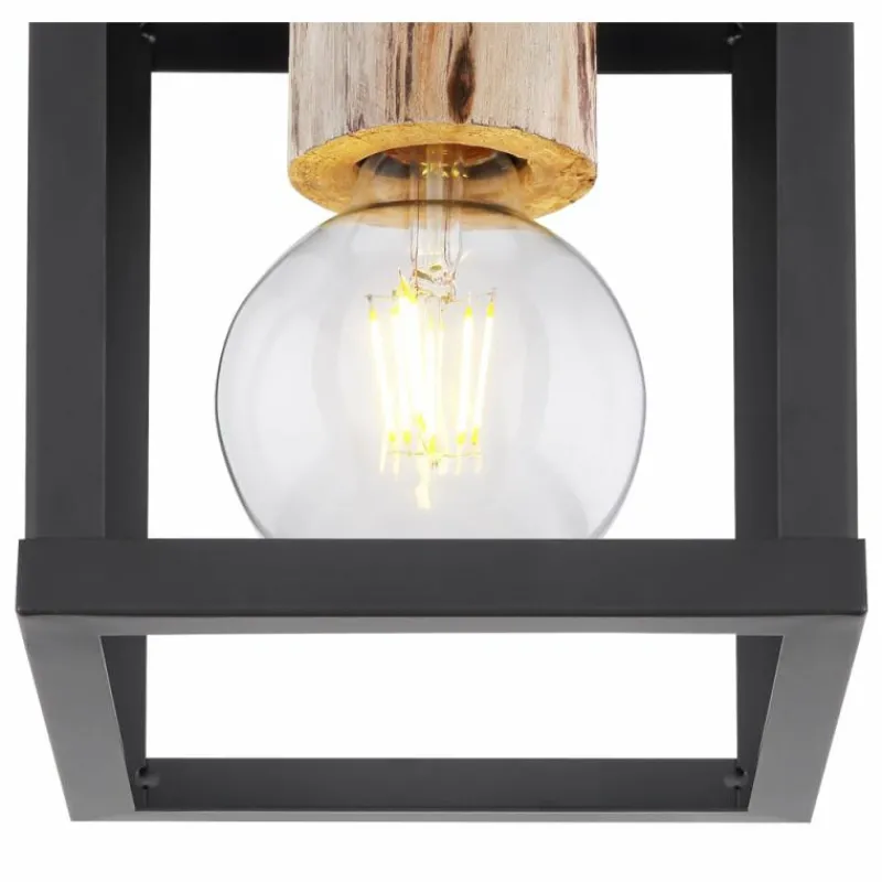 Luminaires Globo Lighting Plafonnier Globo HAGAR Noir, 1 lumière* Plafonniers