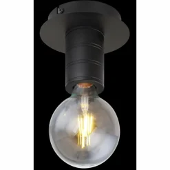 Luminaires Globo Lighting Plafonnier Globo HERMINE Noir, 1 lumière* Plafonniers