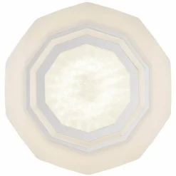 Luminaires Globo Lighting Plafonnier Globo HOKKI LED Blanc, 1 lumière, Télécommandes* Éclairage Led