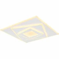 Luminaires Globo Lighting Plafonnier Globo HORNI LED Blanc, 1 lumière* Éclairage Led