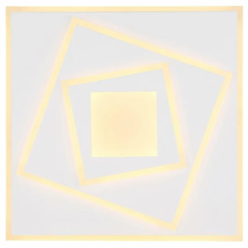 Luminaires Globo Lighting Plafonnier Globo HORNI LED Blanc, 1 lumière* Éclairage Led