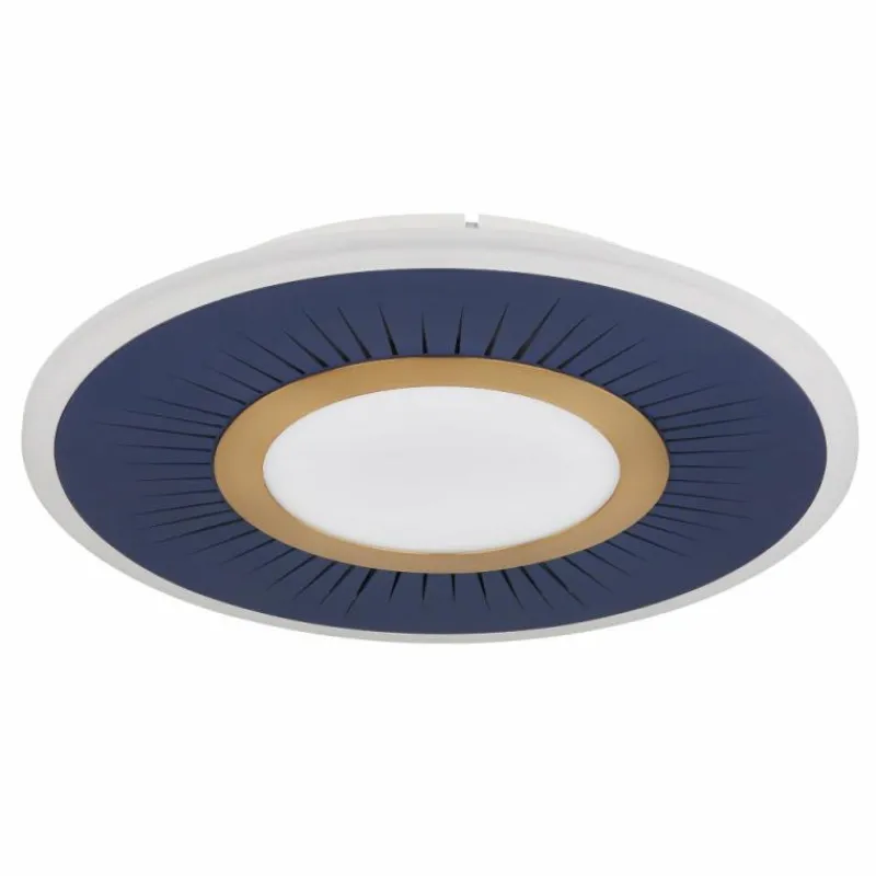 Luminaires Globo Lighting Plafonnier Globo INGOMAR LED Bleu, Blanc, 1 lumière, Télécommandes* Éclairage Led