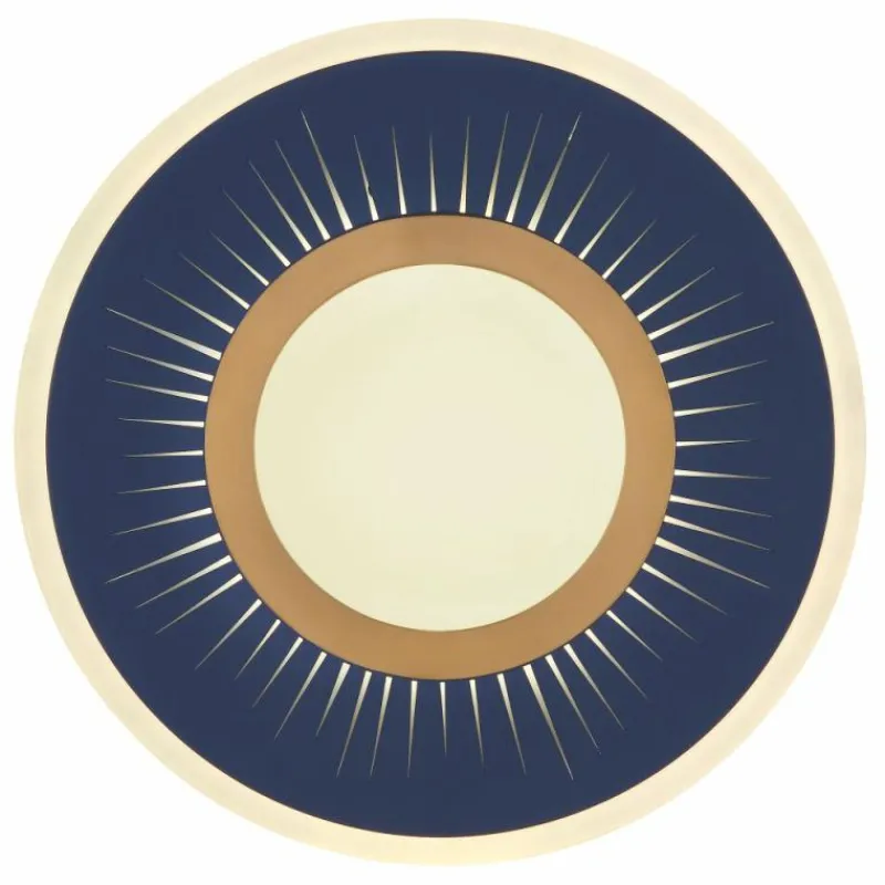 Luminaires Globo Lighting Plafonnier Globo INGOMAR LED Bleu, Blanc, 1 lumière, Télécommandes* Éclairage Led