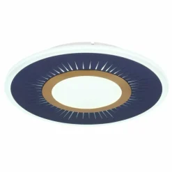 Luminaires Globo Lighting Plafonnier Globo INGOMAR LED Bleu, Blanc, 1 lumière, Télécommandes* Éclairage Led