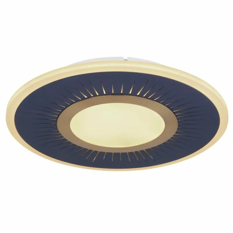 Luminaires Globo Lighting Plafonnier Globo INGOMAR LED Bleu, Blanc, 1 lumière, Télécommandes* Éclairage Led