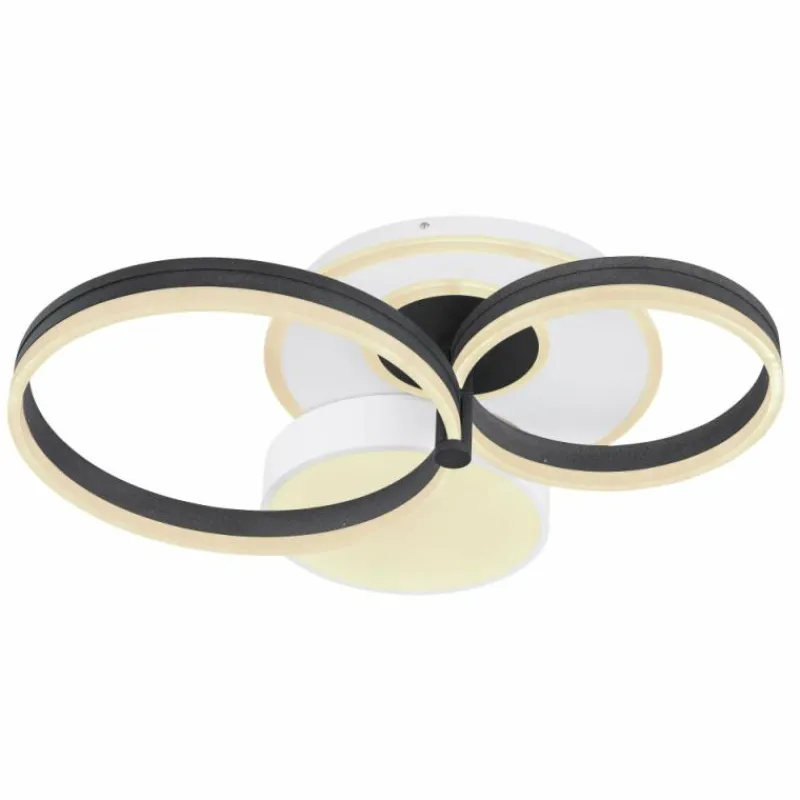 Luminaires Globo Lighting Plafonnier Globo JACK LED Blanc, 1 lumière, Télécommandes