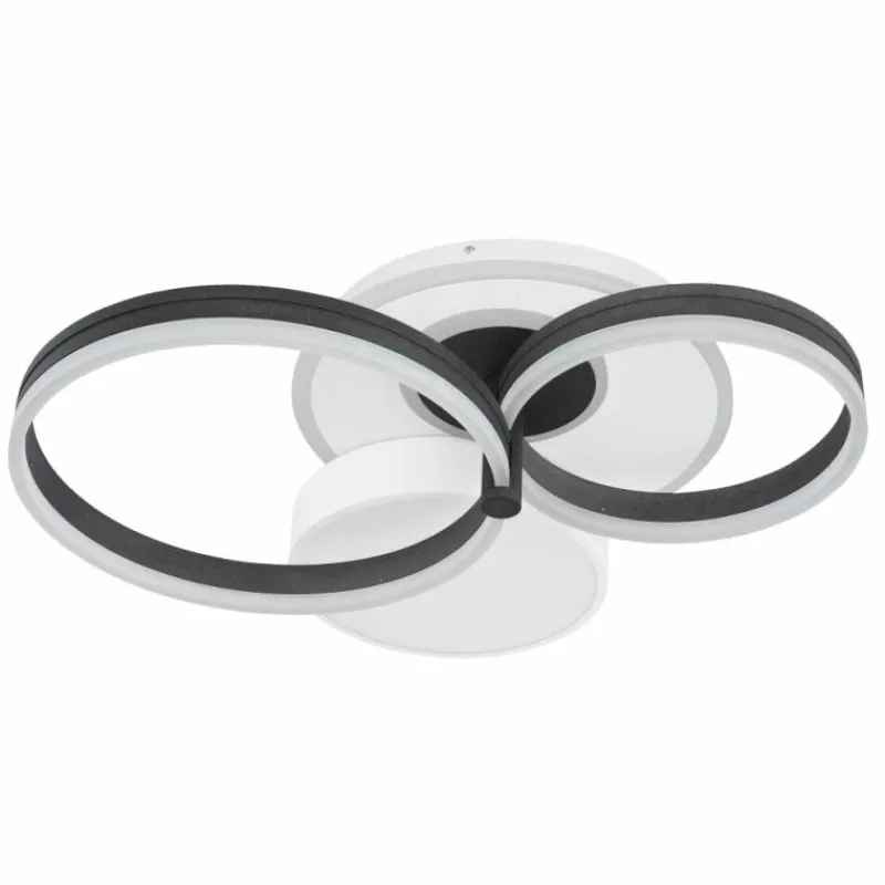 Luminaires Globo Lighting Plafonnier Globo JACK LED Blanc, 1 lumière, Télécommandes