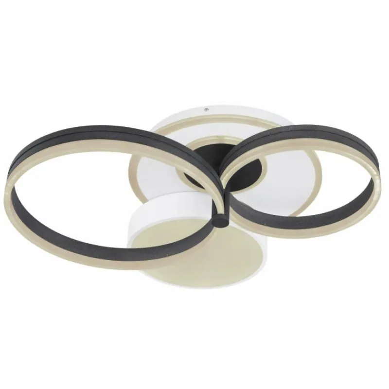 Luminaires Globo Lighting Plafonnier Globo JACK LED Blanc, 1 lumière, Télécommandes