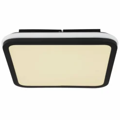 Luminaires Globo Lighting Plafonnier Globo JAXXI LED Noir, 2 lumières, Télécommandes, Changeur de couleurs