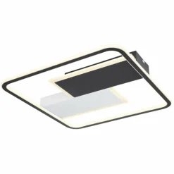 Luminaires Globo Lighting Plafonnier Globo JENNA LED Noir, Blanc, 1 lumière, Télécommandes