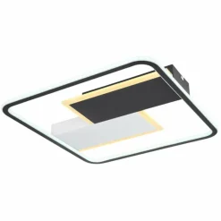 Luminaires Globo Lighting Plafonnier Globo JENNA LED Noir, Blanc, 1 lumière, Télécommandes