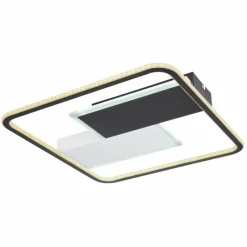 Luminaires Globo Lighting Plafonnier Globo JENNA LED Noir, Blanc, 1 lumière, Télécommandes