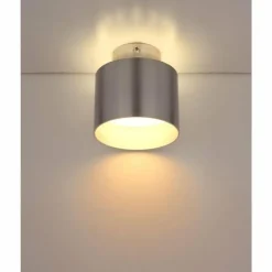 Luminaires Globo Lighting Plafonnier Globo JENNY LED Nickel mat, 1 lumière* Éclairage Led