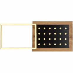 Lampes En Bois-Luminaires Globo Lighting Plafonnier Globo JIMBO LED Bois foncé, Noir, 2 lumières