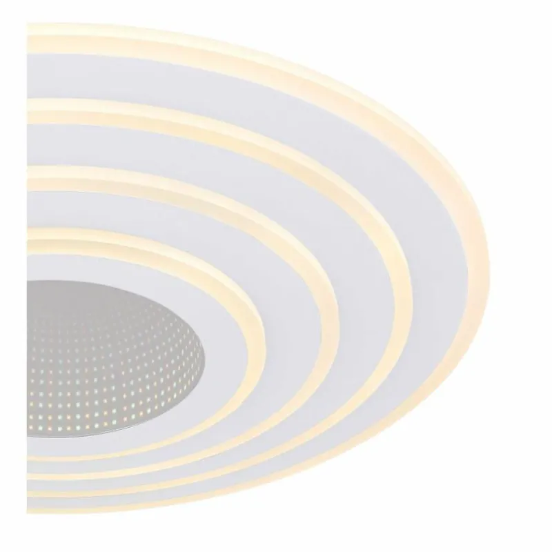 Luminaires Globo Lighting Plafonnier Globo JOCELYN LED Blanc, 1 lumière, Télécommandes