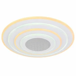 Luminaires Globo Lighting Plafonnier Globo JOCELYN LED Blanc, 1 lumière, Télécommandes