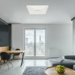 Luminaires Globo Lighting Plafonnier Globo JOCELYN LED Blanc, 1 lumière, Télécommandes