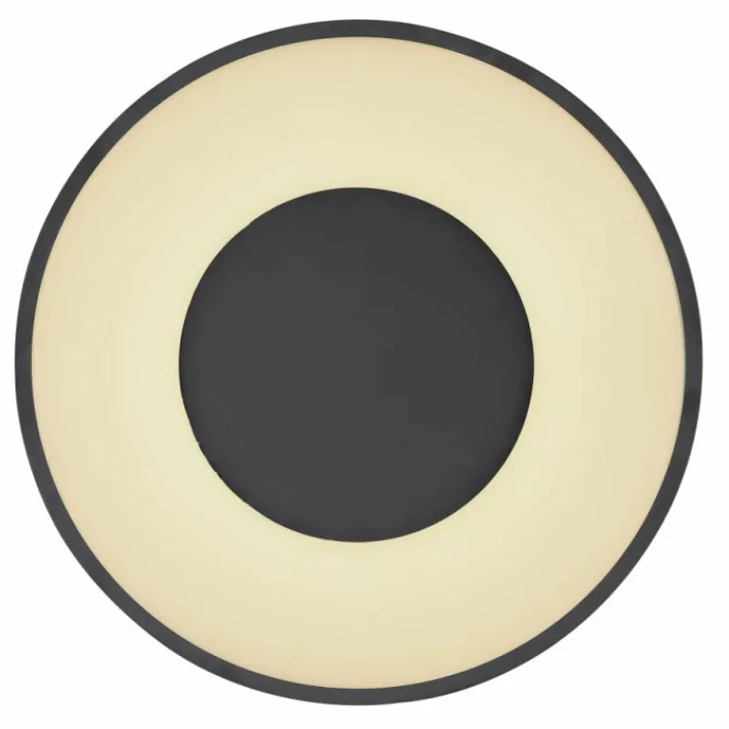 Luminaires Globo Lighting Plafonnier Globo JOLLI LED Noir, 1 lumière, Télécommandes* Éclairage Led