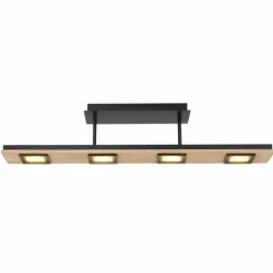 Luminaires Globo Lighting Plafonnier Globo JOYA LED Noir, 4 lumières